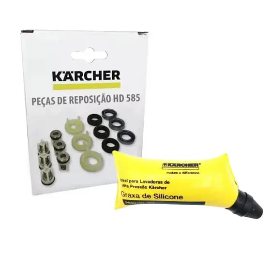 Kit Reparo Lavadora Pressão Hd 585 + Graxa  Karcher