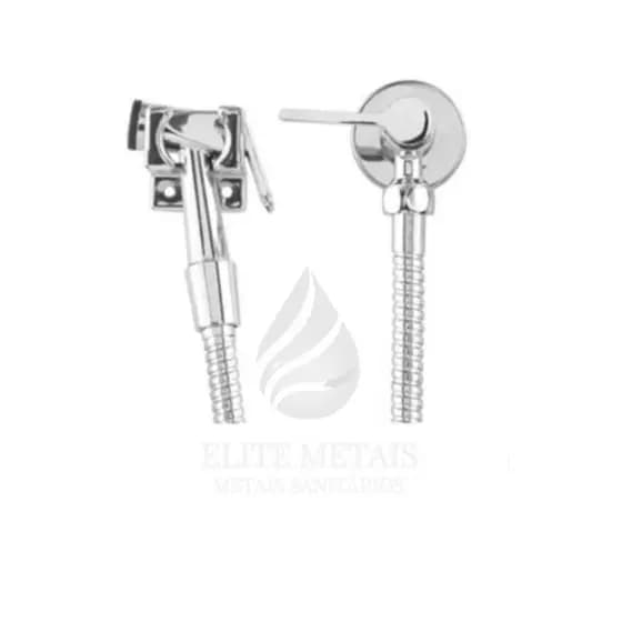 Ducha Higiênica Banheiro 100% Completa Luxo Metal com engate de  1,20m