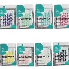 KIT 120-400 Adesivo para Espinha Formato Estrela - Hidrocoloide - 8 Cores