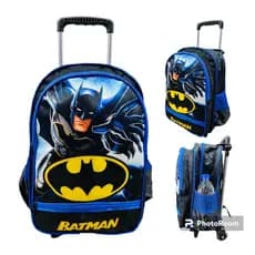 mochila infantil de personagens escolar de rodinha menino