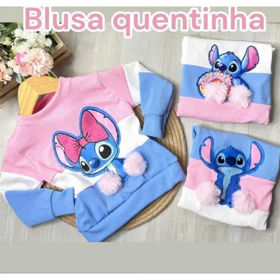 Blusa De frio infantil feminino Inverno