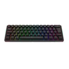 Teclado Redragon Gamer Mecanico Akali Preto Rgb Switch Marrom K642-Rgb Brown