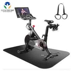 Tapete Fitness Antiderrapante para Academia Residencial Esteira Bike Yoga 5mm