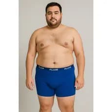 Kit 5 ou 3 Cueca Plus Size Masculino Cotton Algodão Extra Grande