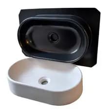 Forma de Cuba de Cimento Oval molde pra fazer cuba cimentico