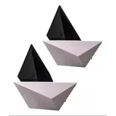 Forma 3D Gesso& cimenticio 2 unid Trapézio 45x23 - Alta Qualidade