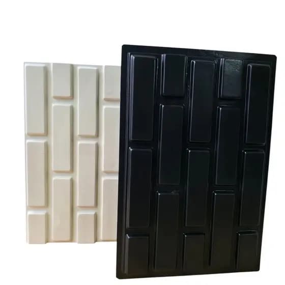 Forma de Gesso 3D Placas De Gesso 3D Em ABS Molde 3D Para Gesso 1 mm