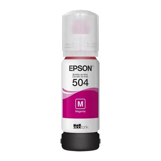 Refil Tinta Magenta T504 Epson L4150 L4160 L6161 L6191 L6171