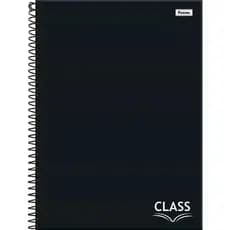 Caderno Universitario 160F Class Preto Foroni 30.6638-9
