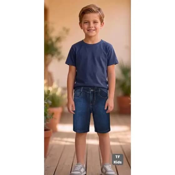 Bermudas Jeans e Sarja infanto juvenil
