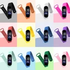 Atacado Kit 100 unidades Relógio Esporte Led à prova d'agua Digital unissex Lembrancinha