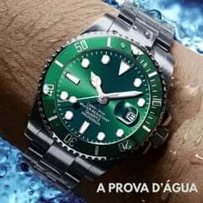 Relógio Social Masculino a Prova d'agua Moda Homem Elegante Presente Qualidade Premium