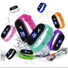 KIT com 20/25/30/35/40/45/50 Relógios Digital Bracelete Led Sport M4 Atacado Revenda Lembrancinha