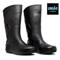 Bota Chuva Motosafe Motociclista Moto Motoboy Impermeável