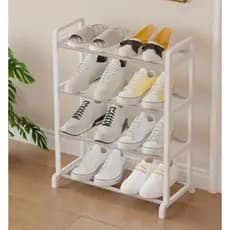 🔥 Sapateira Multiuso 4 andares Organizadora P/8 Pares - Sortida   Prateleira Estante Premium