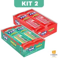 Bala Fini Tubes Azedinhos Kit 2 Caixas 180g c/12un cada - Bala de Gelatina