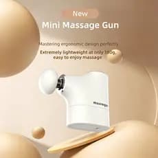 Mini Pistola De Massagem Portátil Massageador Muscular De Tecido Profundo Com Sensor De Pressão Inteligente Relaxamento