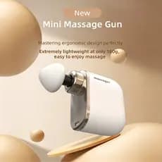 807B Mini Pistola De Massagem Portátil Massageador Muscular De Tecido Profundo Com Sensor De Pressão Inteligente Relaxam