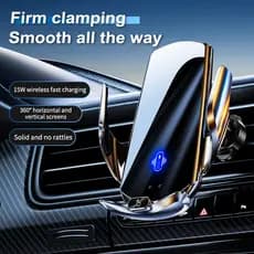 Suporte De Carregamento Para Montagem Em Carro Q15 , Montagens De Telefone Veículos , Com Botão Automático De Liberação