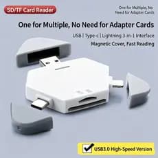 Leitor De Cartão SD Typec Para TF Com Adaptador USB C Memroy iPhone iPad Android Phone Tablet PC