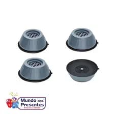 Kit de Bases Protetoras de Fogão, Máquina, Sofá Antiderrapante Conjunto com 4