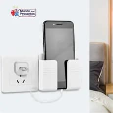 Kit de Suporte  para Celular  colocar em Parede Para Carregar, Multiuso Controle