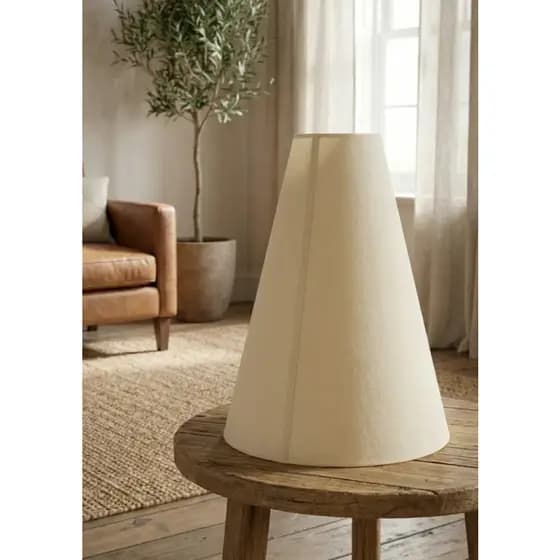 Cúpula Cone Algodão Monâco Para Abajur e Luminárias