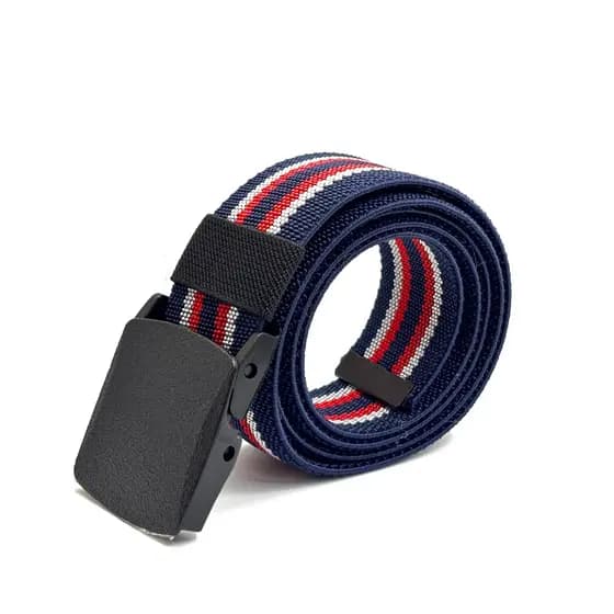 Cinto largo masculino da moda com faixa de fivela de plástico de náilon de alta qualidade