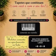 🔥 QUEIMA DE ESTOQUE – TAPETES DE ENTRADA ANTIDERRAPANTES 🔥 - BOLETOS
