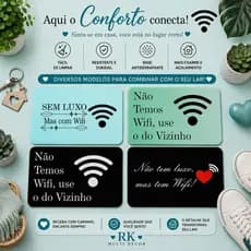 Tapete de Entrada Porta Antiderrapante Costura Reforçada Estampas Diversas Wifi!