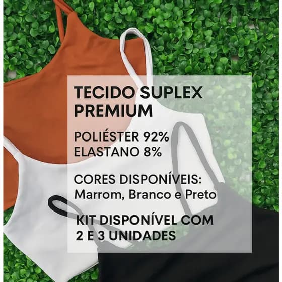 Top Academia Fitness Duplo SEM Bojo Alça Fina Suplex Compressão P/ Fitness Casual Praia Treino macio