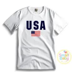 Camisa/Camiseta Infantil Juvenil Adulto Unissex USA