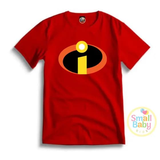 Camiseta Infantil Juvenil Unissex Personagens Os Incríveis Temática