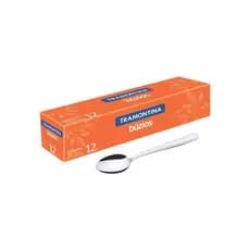 Kit 12 Colheres Para Sobremesa Aço Inox Búzios Tramontina