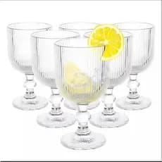 Copo De Vidro 350ml Conjunto 6 Peças Para Vinho - Dolce Home