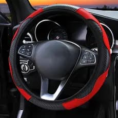1Pcs Capa Universal Para Volante De Carro Capas De Direção Em Couro De PU Anti-Derrapante Adequadas Com 37-39cm De Diâmetro Decoração Auto Diy