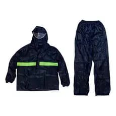 Capa de Chuva Pvc Conjunto Impermeável Motoqueiro Motoboy C/ Capuz Motociclista Bike