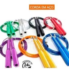 Corda Pular Profissional Crossfit Rolamento Speed,Corda De Pular Academia