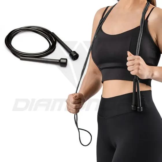 Corda De Pular Ajustável Para Exercícios Corda de Saltos Treino Funcional Academia Fitness