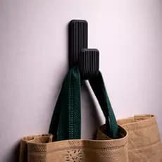Kit Suporte Gancho Resistente de Fita DuplaFace Para Toalhas Bolsas Roupas