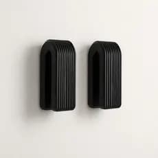 Kit Suporte de Toalhas Panos Roupas Gancho Moderno De Banheiro Resistente Fixação com Fitaduplace