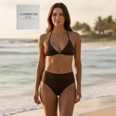 Conjunto Biquini feminino top calcinha cintura alta tipo lipo ENVIO IMEDIATO