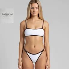 Biquini Top Reto retro modinha com regulador 2026 Duo Color diversas cores ENVIO IMEDIATO