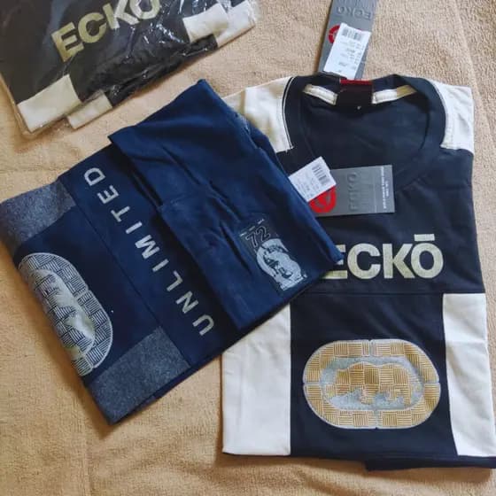 Camiseta Masculina ECKO Especial 100% Original Tecido de alta qualidade