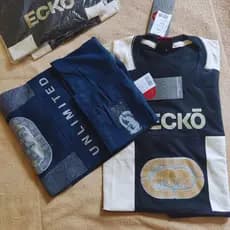 Camiseta Masculina ECKO Especial 100% Original Tecido de alta qualidade
