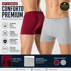 Cueca Masculina Keeper 100% Algodão Com Elastico Grosso na Cintura Lisa Costura Reforçada