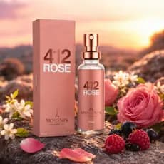 Perfume Feminino 412 Rosé Monents Paris Inspiração 2012 Vip Alta Fixação