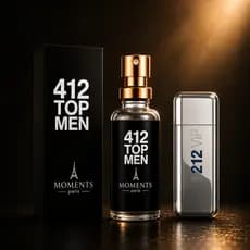 Perfume Masculino de Bolsa Perfume Moments paris Perfume 412 Top Men Alta Fixação