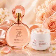 Kit Marcelle Abelha Rainha Deo Parfum Feminino + Creme Hidratante Corporal 250g Presente Feminino