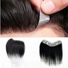 peruca cabelo humano, Testa Linha De Cabelo Humano Frontal Peruca Para Homens Com Fitas Substituição Natural Brasileiro